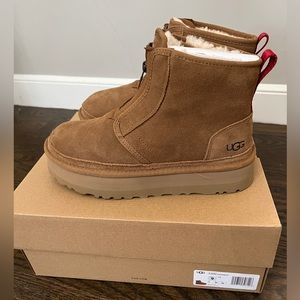 UGG Neumal Zip Platform Booties